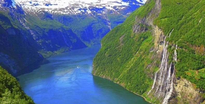 como chegar em geirangerfjord
