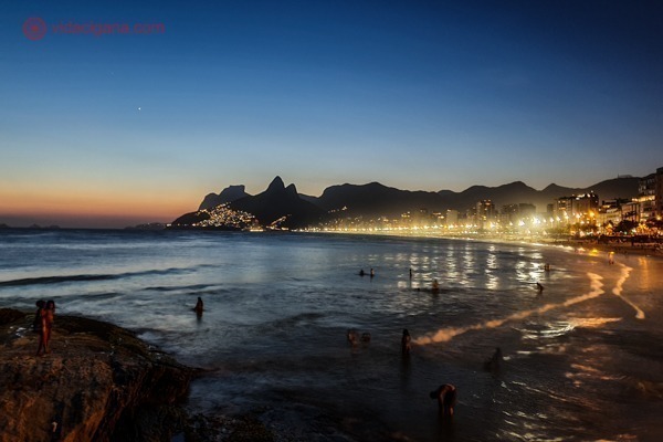 pôr do sol Arpoador