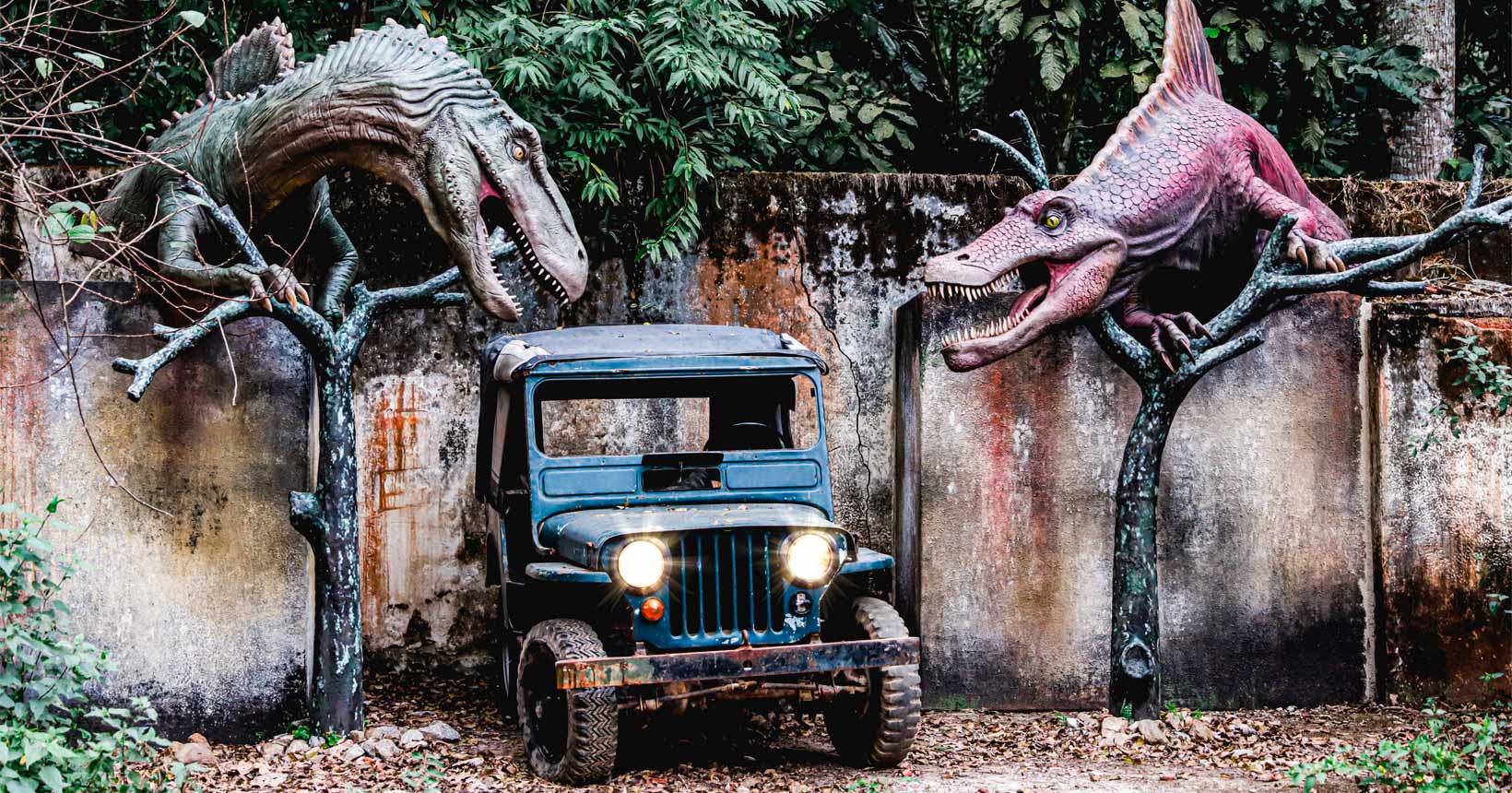 como chegar Terra dos Dinos