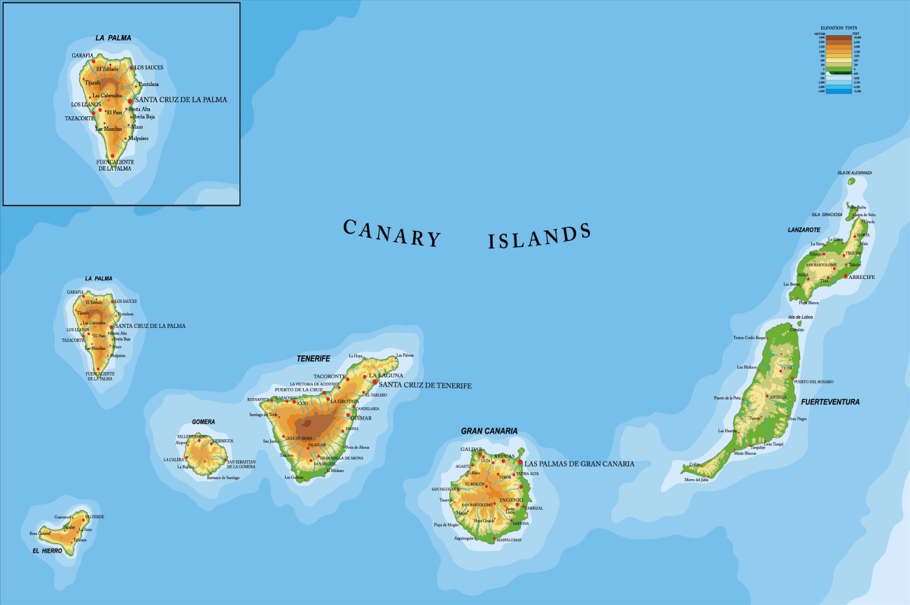 Onde fica a ilha de La Palma?