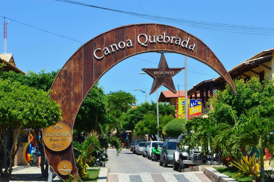 passeios em canoa quebrada