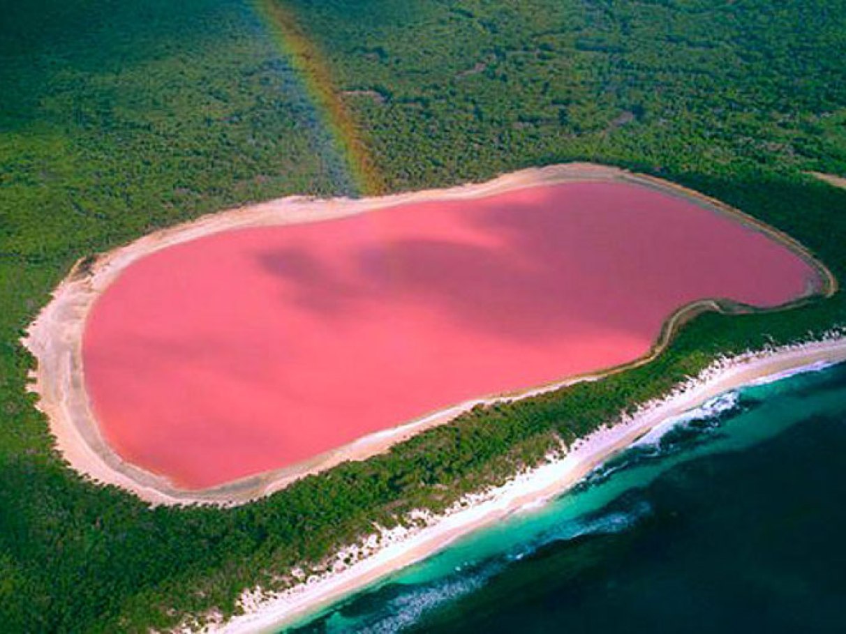 visitar lago rosa australia