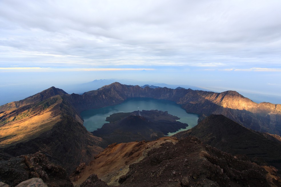 escalada monte rinjani