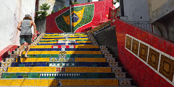 melhor horario escadaria selaron