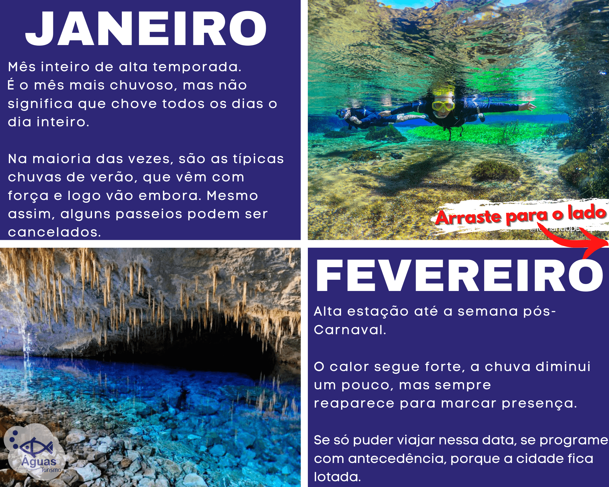 melhor época para visitar Bonito MS