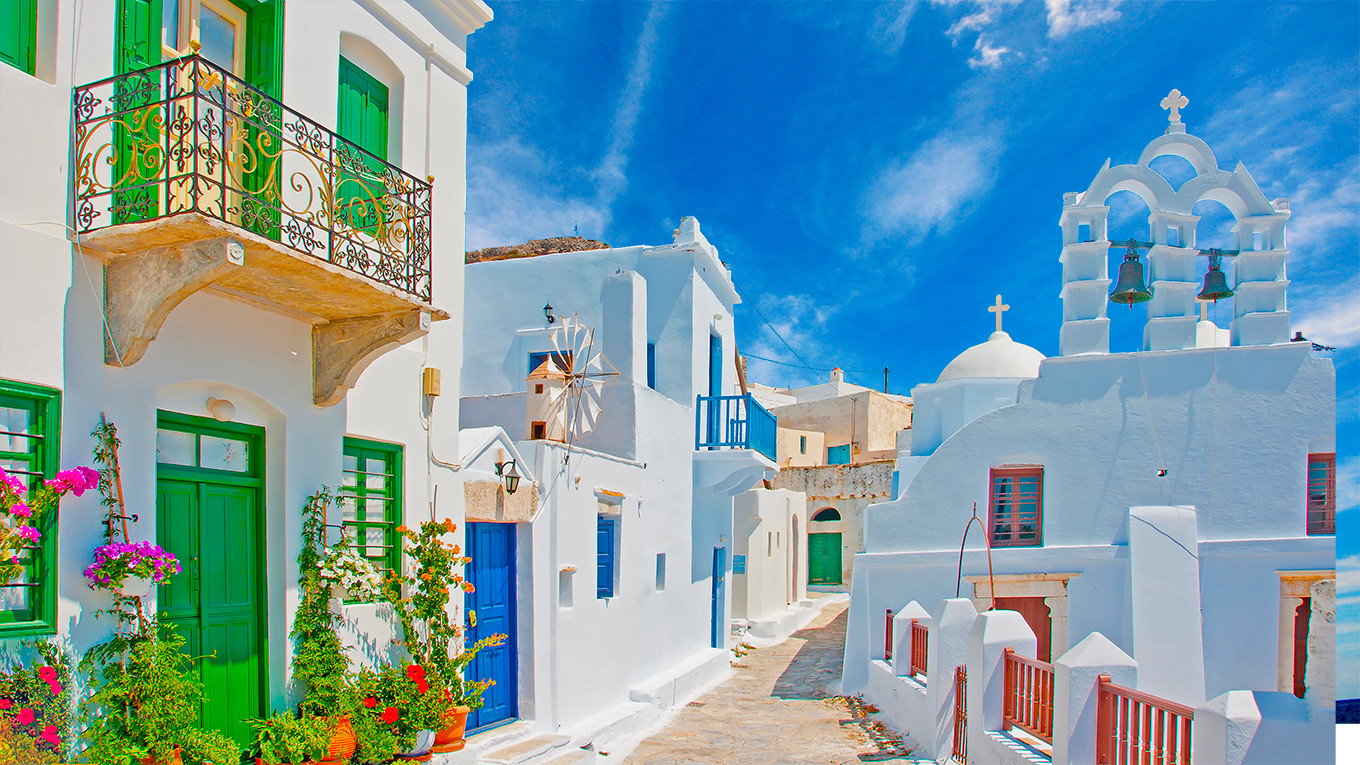 vilarejos Santorini