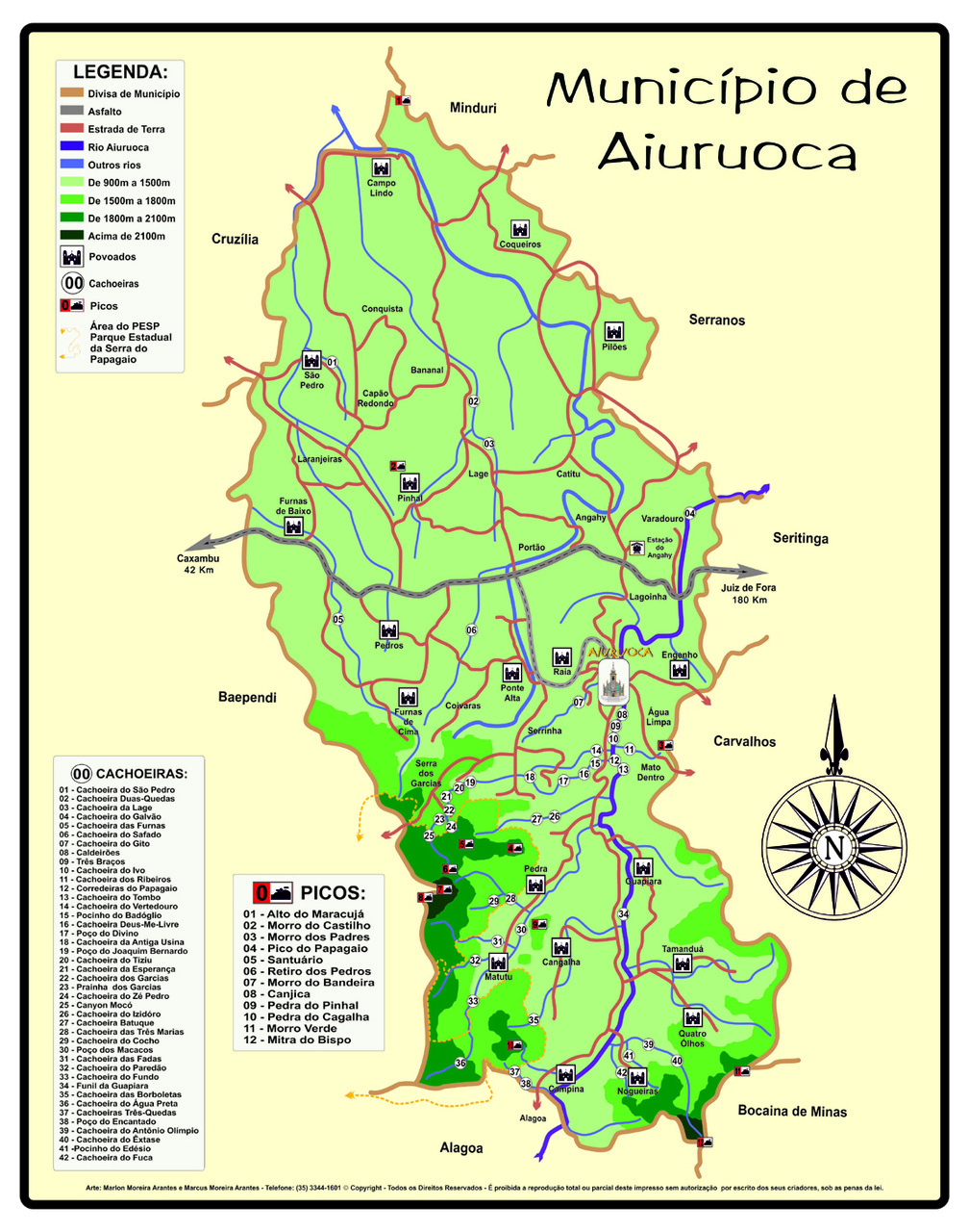 distância Rio de Janeiro Aiuruoca