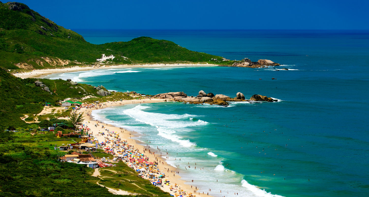 melhores praias floripa para família
