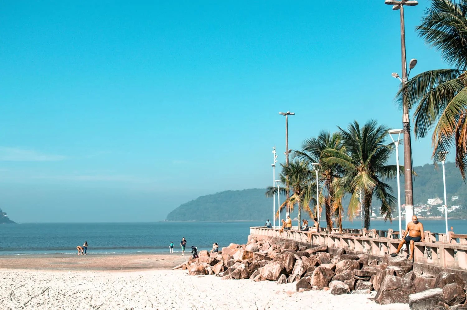 balneabilidade praias São Vicente