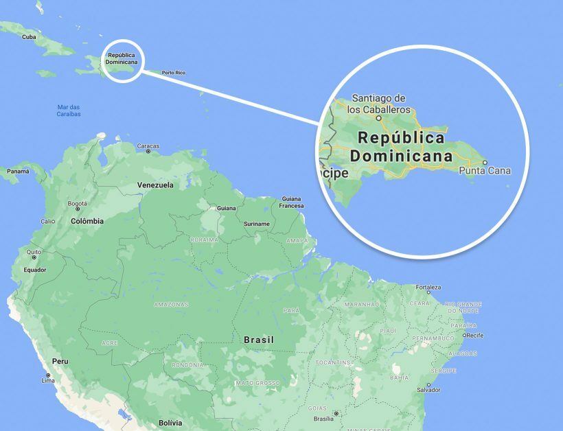 localização Punta Cana