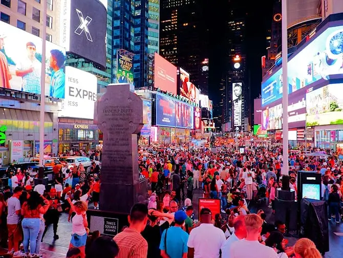 atrações Times Square