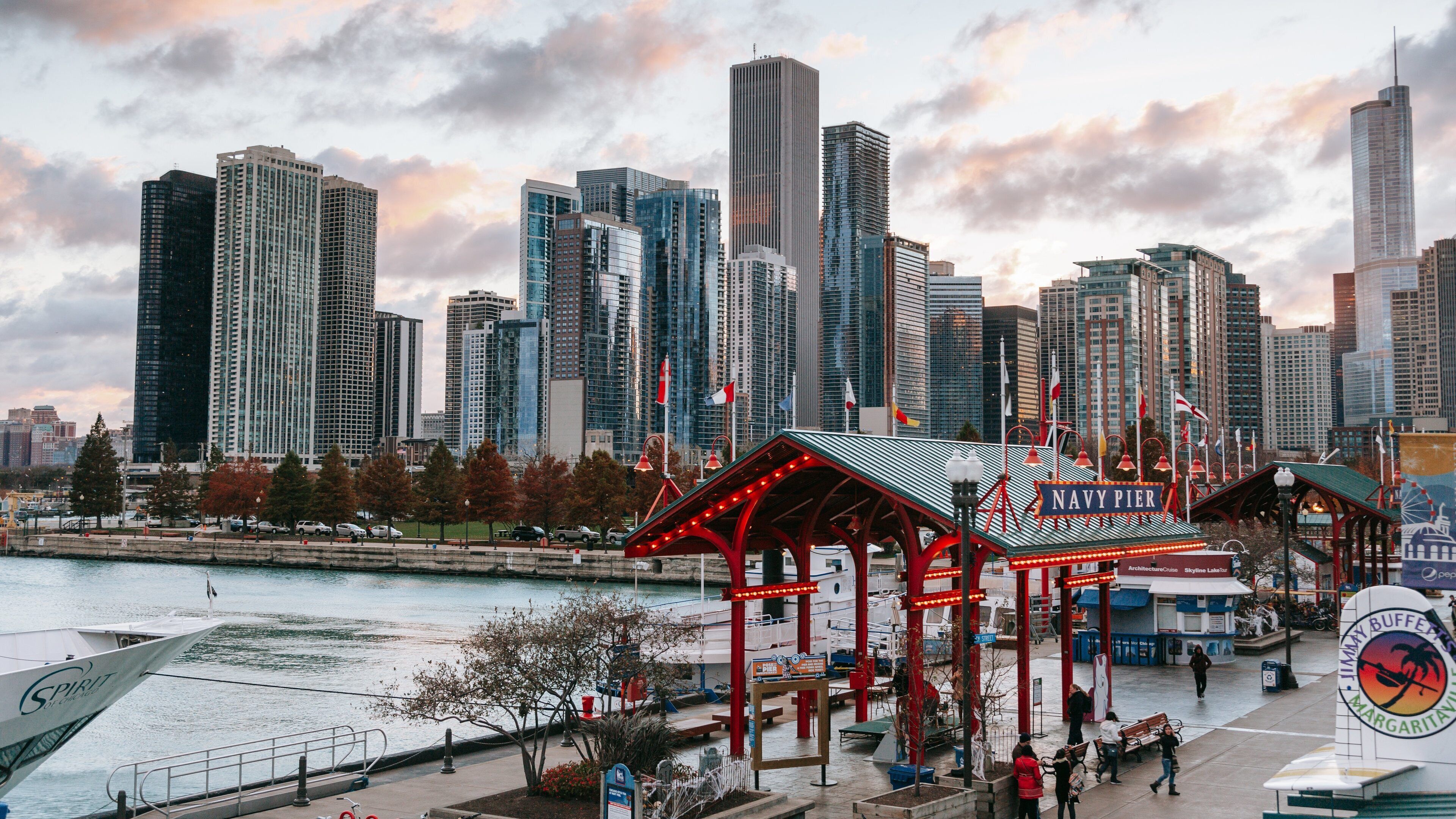 navy pier com crianças