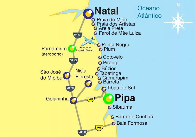 onde fica a praia da pipa